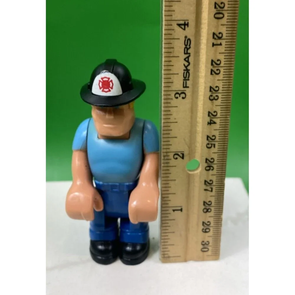 Lot of 5 Fisher Price Husky Helpers First Responders Produced 1978-1986